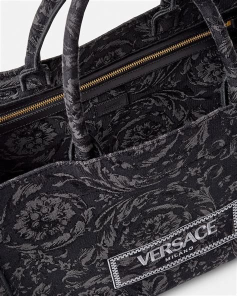 versace black tribute pouch|Versace athena bag.